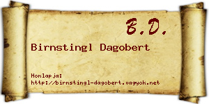 Birnstingl Dagobert névjegykártya